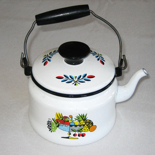 Vintage Enamel Tea/Coffee Pot