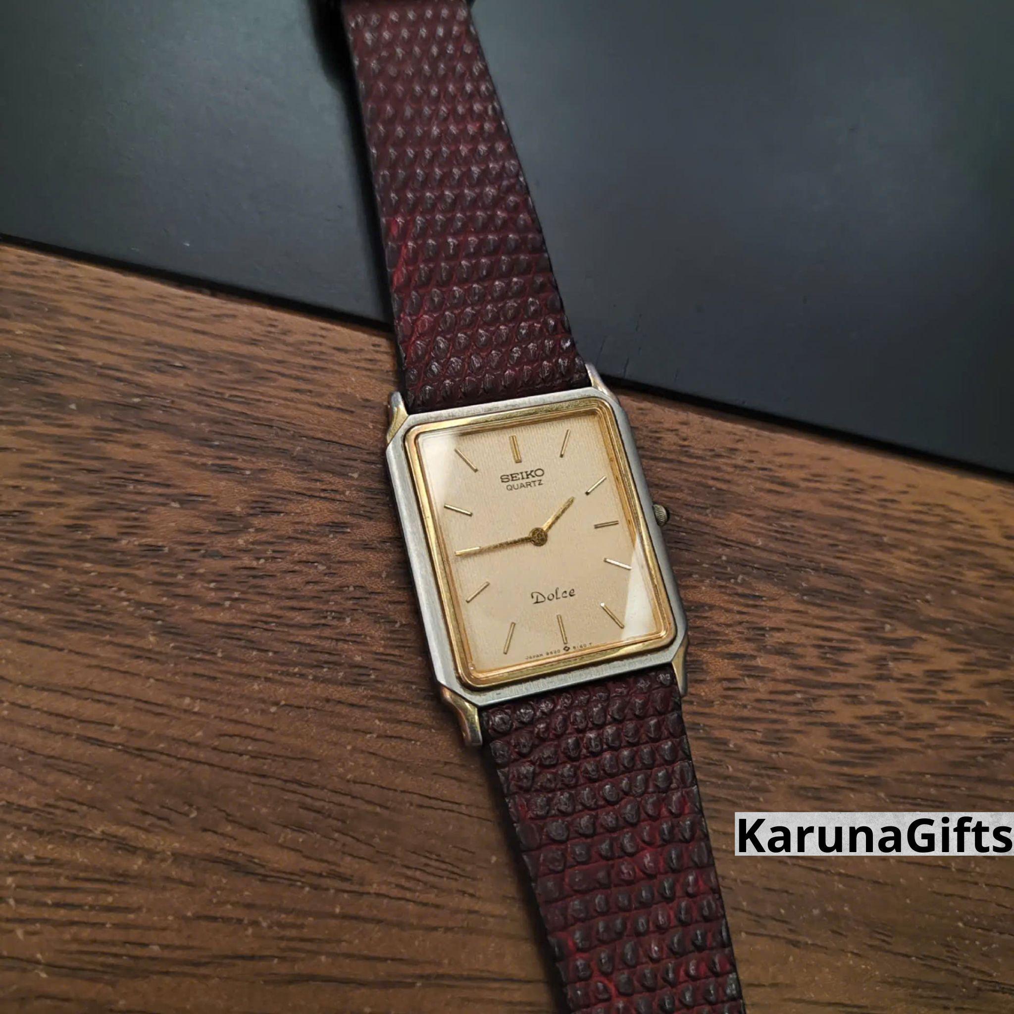 【新品バンド】SEIKO DOLCE ヴィンテージタンク　ボーイズ　タングステン JUNK! SEIKO DOLCE 8N51-5000 ジャンク！メンズ - メルカリ