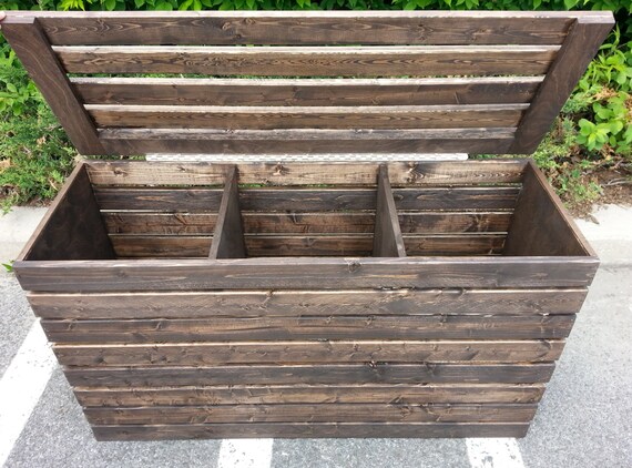 three compartment laundry basket