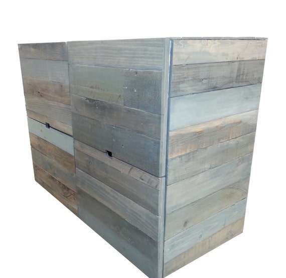 Reclaimed Wood Dresser Farmhouse Rustic Modern Furniture Etsy