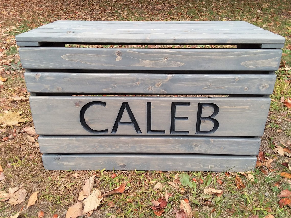 PERSONALIZED Toy Box Wooden Toy Chest Toy Box Wooden Chest Etsy