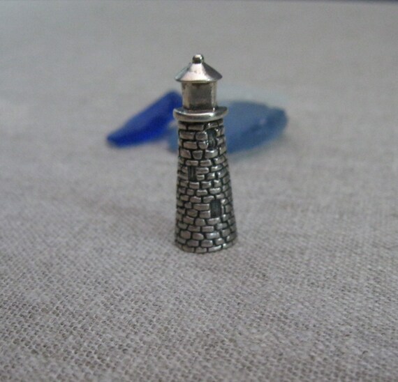 Sterling Silver Cape Cod Lighthouse Pin, 925 Light