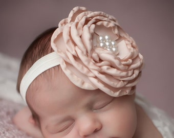 baby cream headband