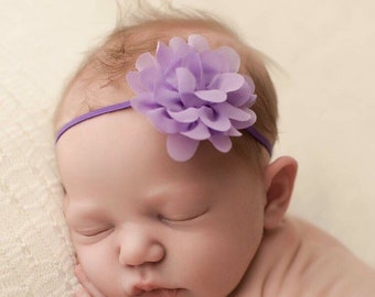 Lavender Headbands, Headband Lavender, Lavender Baby Headband, Lavender Newborn Headband, Lavender Girls Headband, Lavender Baby Shower