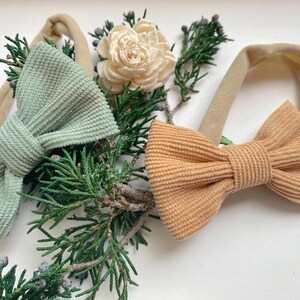 Yellow Baby Headbands, Yellow Bow Headbands, Yellow Baby Bows, Yellow Headbands, Yellow Nylon Headbands, Yellow Hair Bows, Yellow Baby Bows