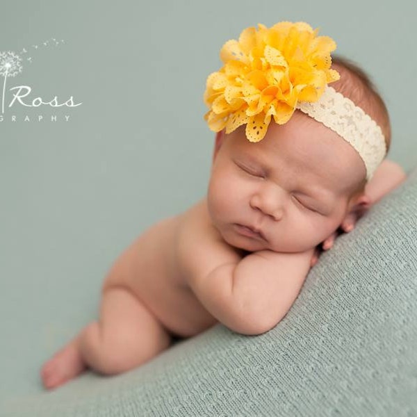 Teal Flower Headbands, Teal Newborn Headbands, Teal Baby Headbands, Teal Headbands, Teal Baby Girl Headbands, teal baby gifts