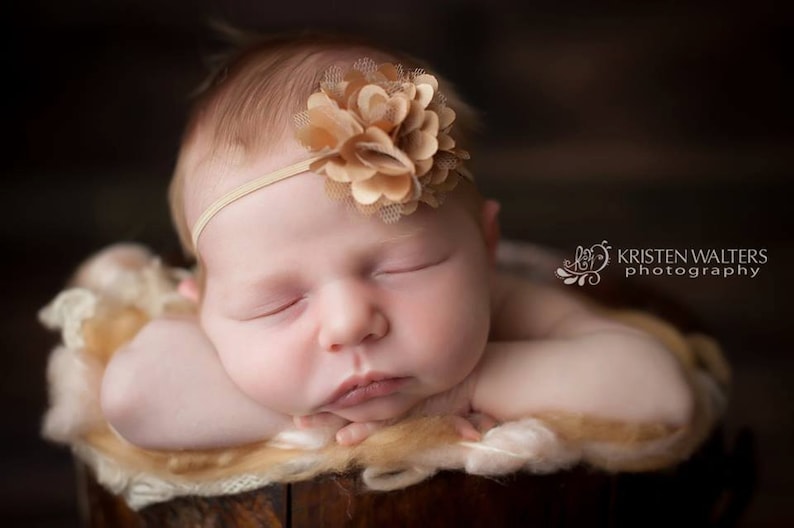 Newborn Headbands Gold Baby Headband Gold Headbands Baby Headband Headbands Gold Baby Girl Headbands