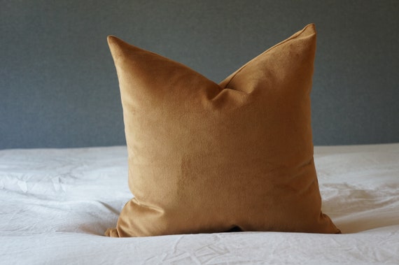 rust orange pillow