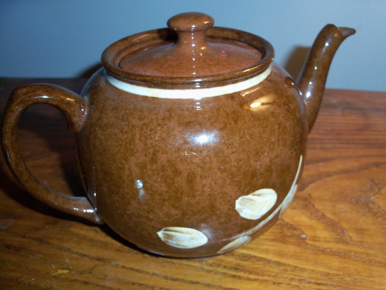 Vintage Handpainted Sadler England Ceramic Teapot Kettle Etsy