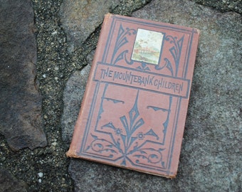 Antique Small Hardcover The Mountebank Children Book Christian Religious