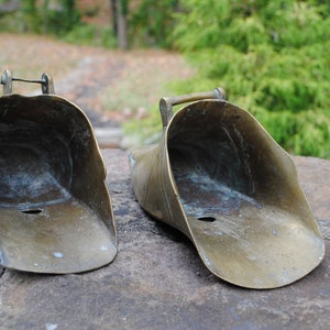 Antique Brass Spanish Conquistador Stirrups Shoes Horse Lover Equestrian Wall Decor image 5