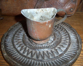 Antique Copper Small Pitcher Creamer Kitchen Decor