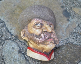 Amoroso Handmade Plaster Wall Decor Russian Man