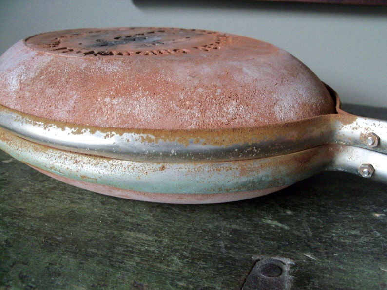 Vintage La Cotta Italy Stovetop Roaster Terra Cotta Etsy