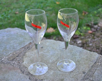 G. H. Mumm Champagne Glass Pair France