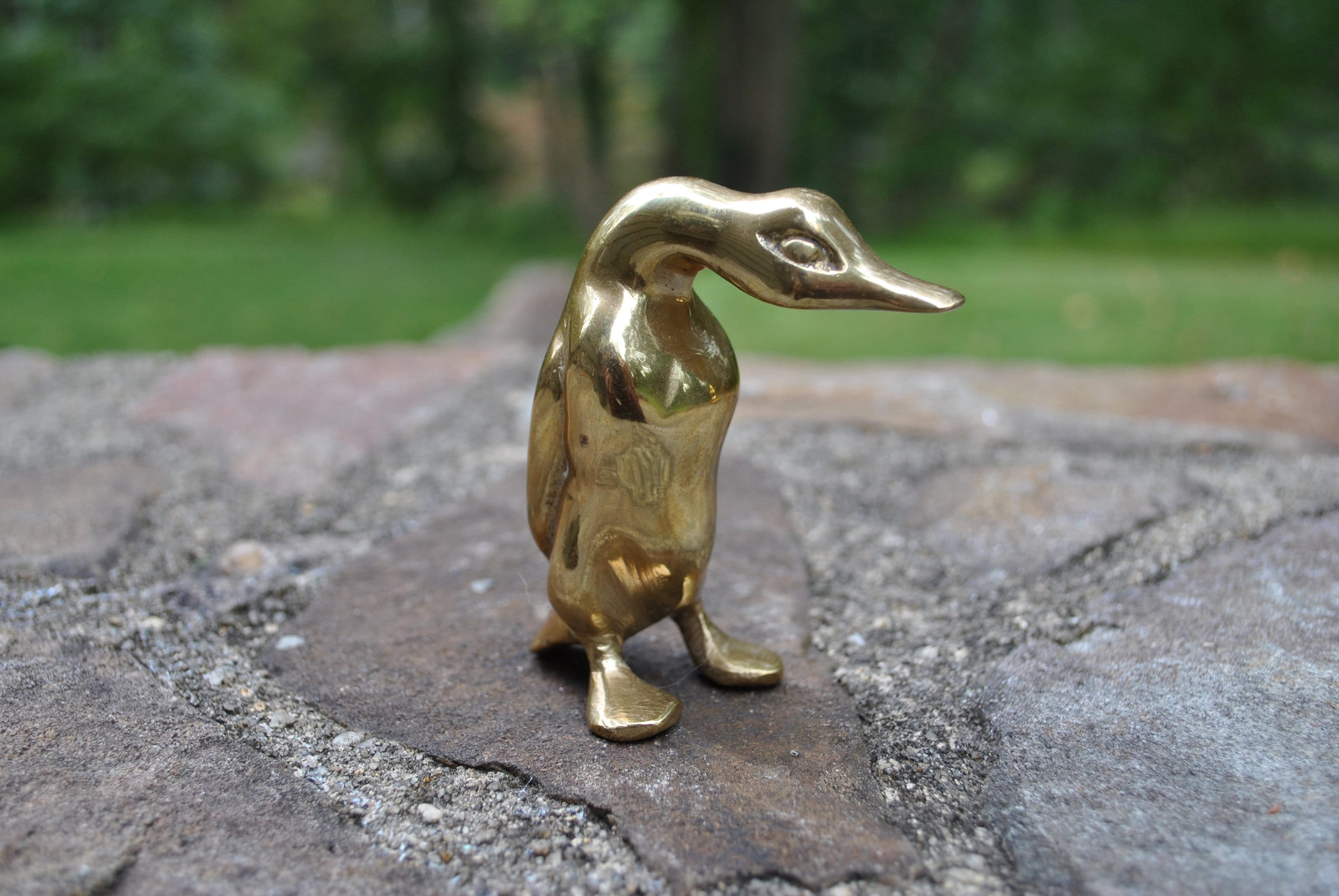 ヴィンテージ 真鍮製ペンギンの置物 - Etsy 日本