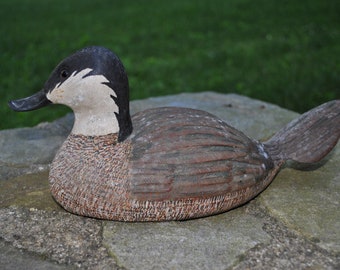 Details about   High Quality Large Size Hand-Made Vintage Antique Duck Decoy HAND CARVED 