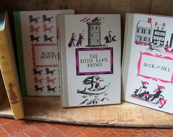 Lot of 4 Vintage Children's Books Kids Stories Fairy Tales Reading