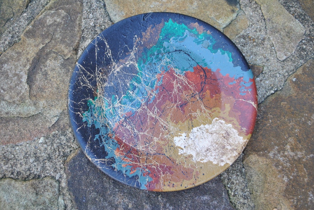 Weston Bowl Mill Vermont Wooden Handmade Plate Decorative Etsy