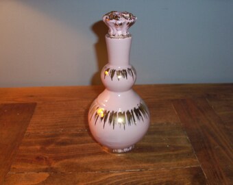 Very Rare Antique Hand Painted France Sevres V. D&#39;Avray Pink Bottle Perfume Collectible Scent Porcelain
