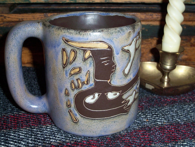 Mara Mexico Large Handmade Ceramic Coffee Mug Etsy