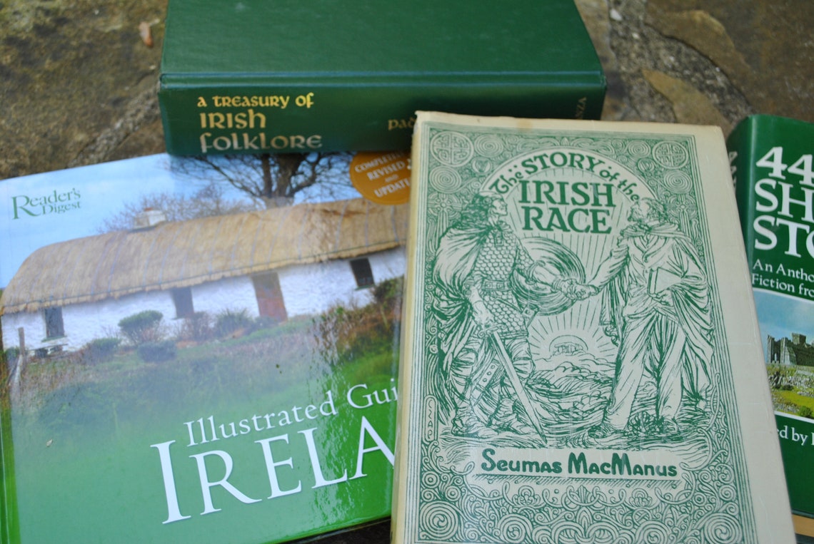 Set di 4 vintage irish books Ireland Stories Cultura Folklore Etsy