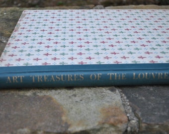 1951 Art Treasures of the Louvre France Paris Book Coffee Table