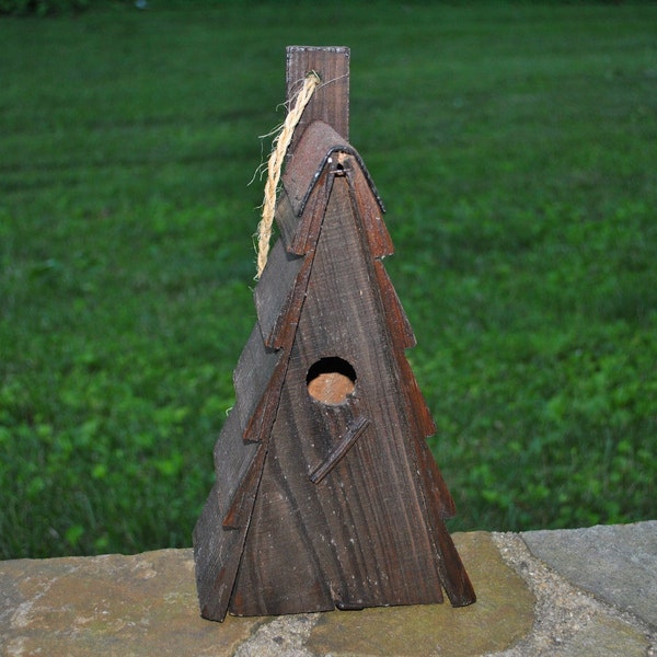 European Chalet Handmade Birdhouse Rustic Swiss Vintage