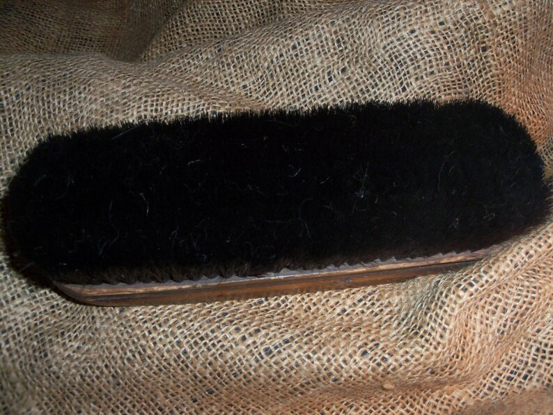 Antique Large Wooden Horse Hair Clothes Brush Etsy