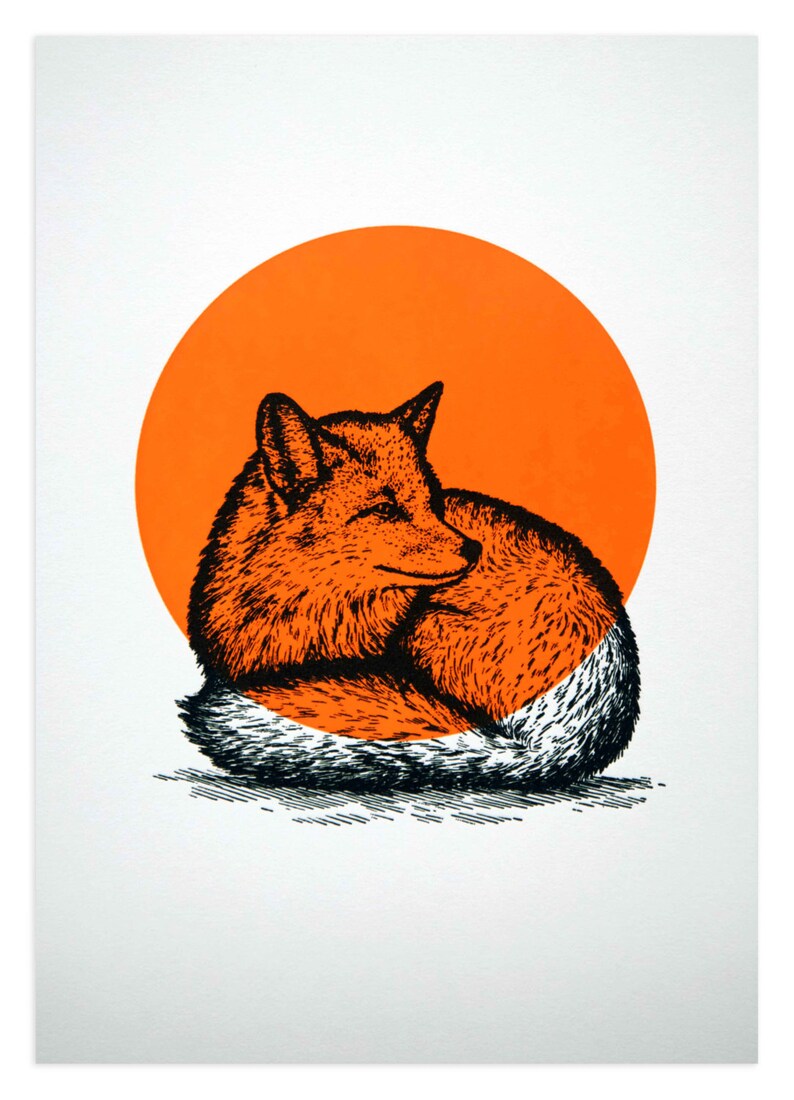 Letterpress poster Etsy