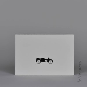 Zilveren loopauto
