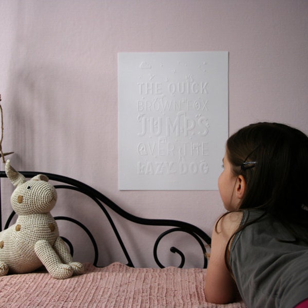 Letterpress Poster Etsy