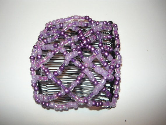Purple Mix 3 Inch Interlocking Hair Comb Etsy
