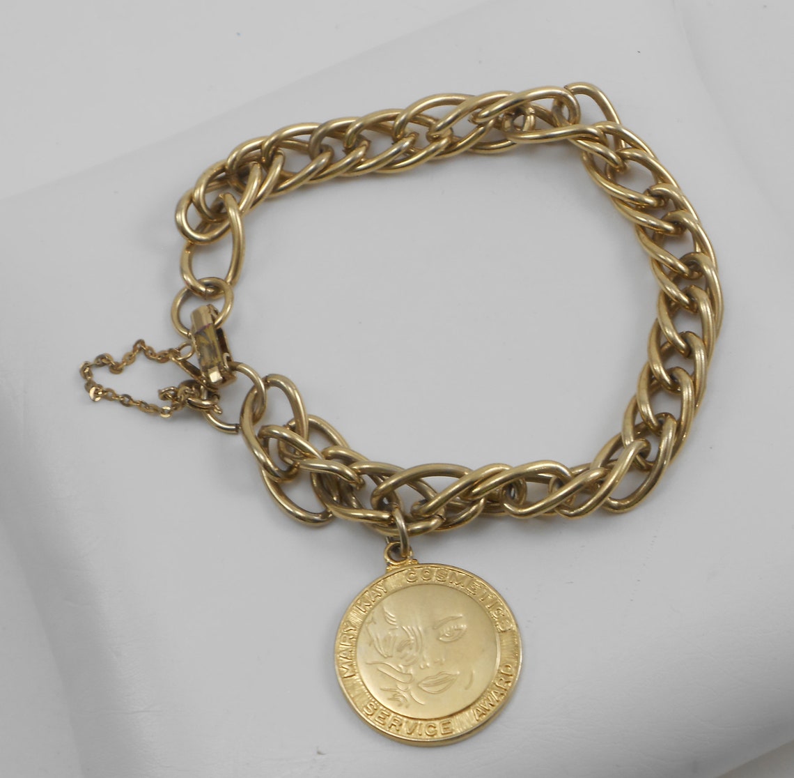 Vintage Mary Kay Cosmetics Service Award Charm Bracelet Gold | Etsy