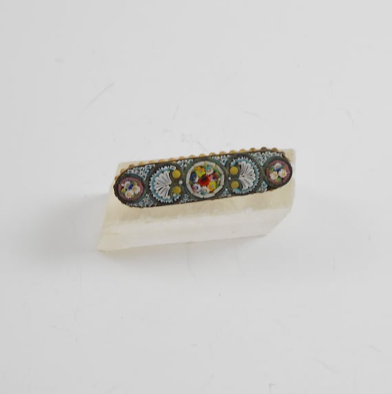 Micro Mosaic Bar Pin