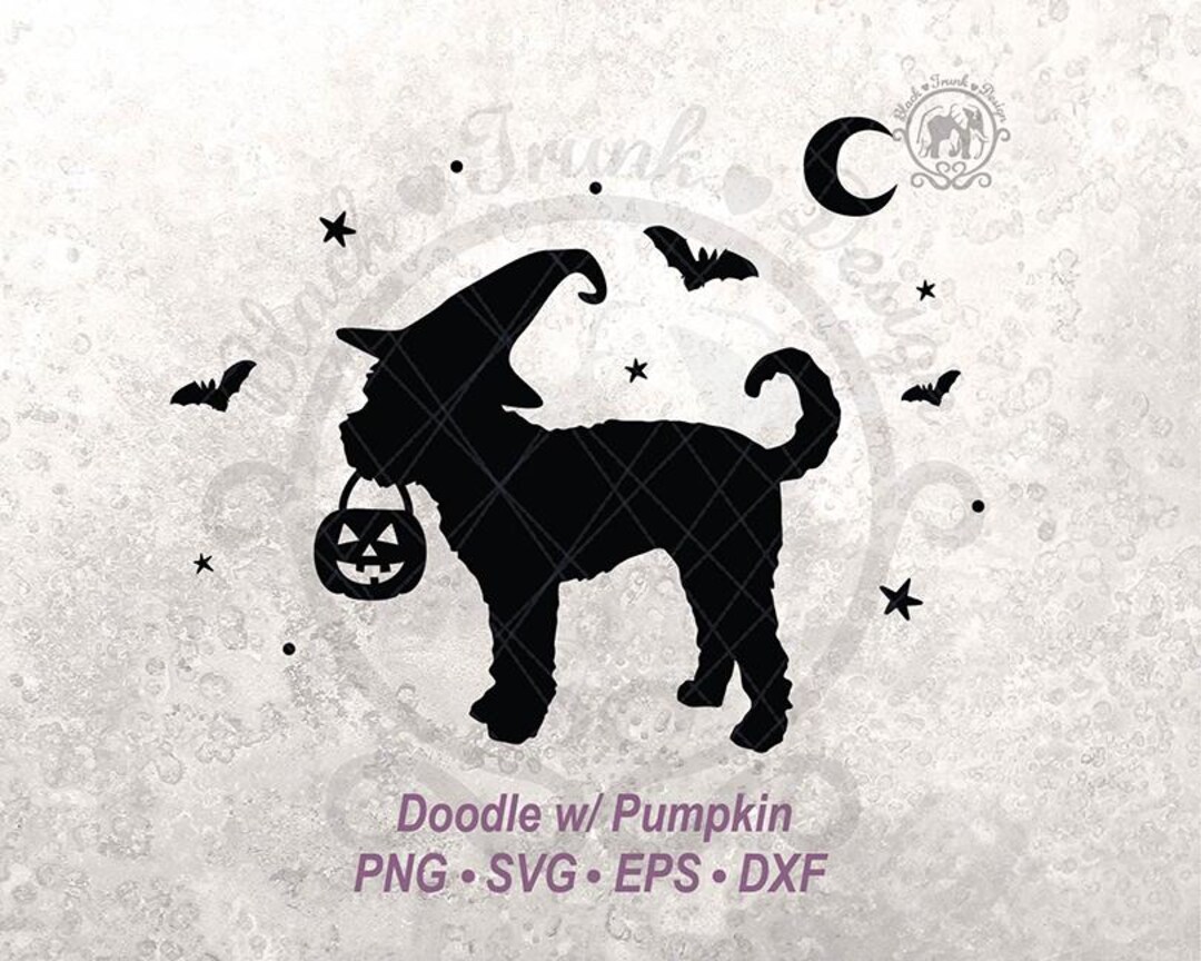 Labradoodle Pumpkin Halloween Dog SVG Spooky Witchy Doodle Shirt ...