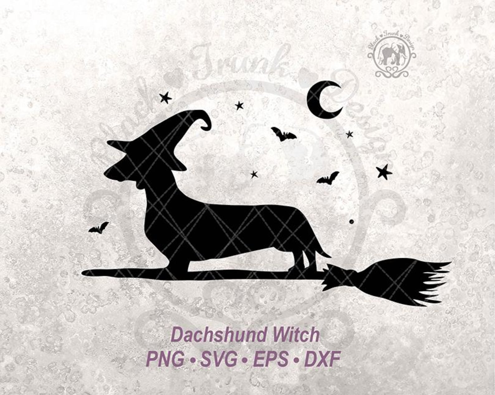Dog Halloween SVG Spooky Wiener Witch Shirt Graphic | Cute Fall Season ...