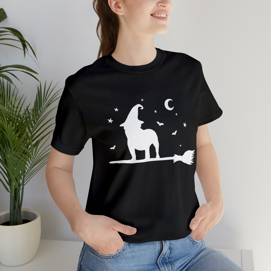 Dog Halloween SVG Bulldog Spooky Witchy Shirt Graphic Silhouette | Cute ...