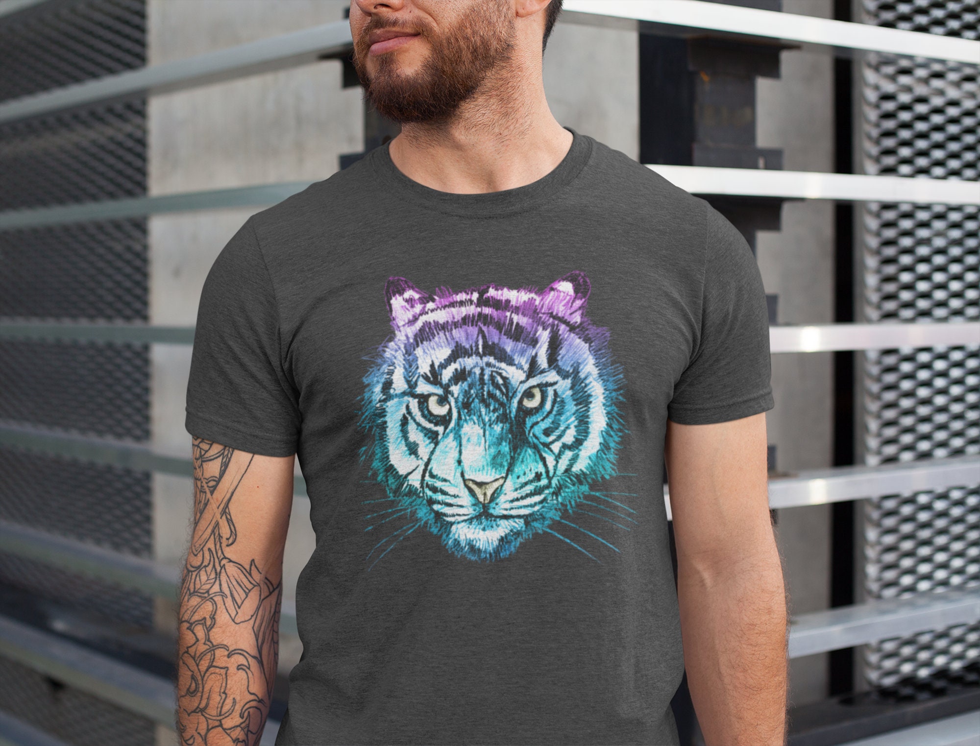 Tiger Army T Shirt - Etsy