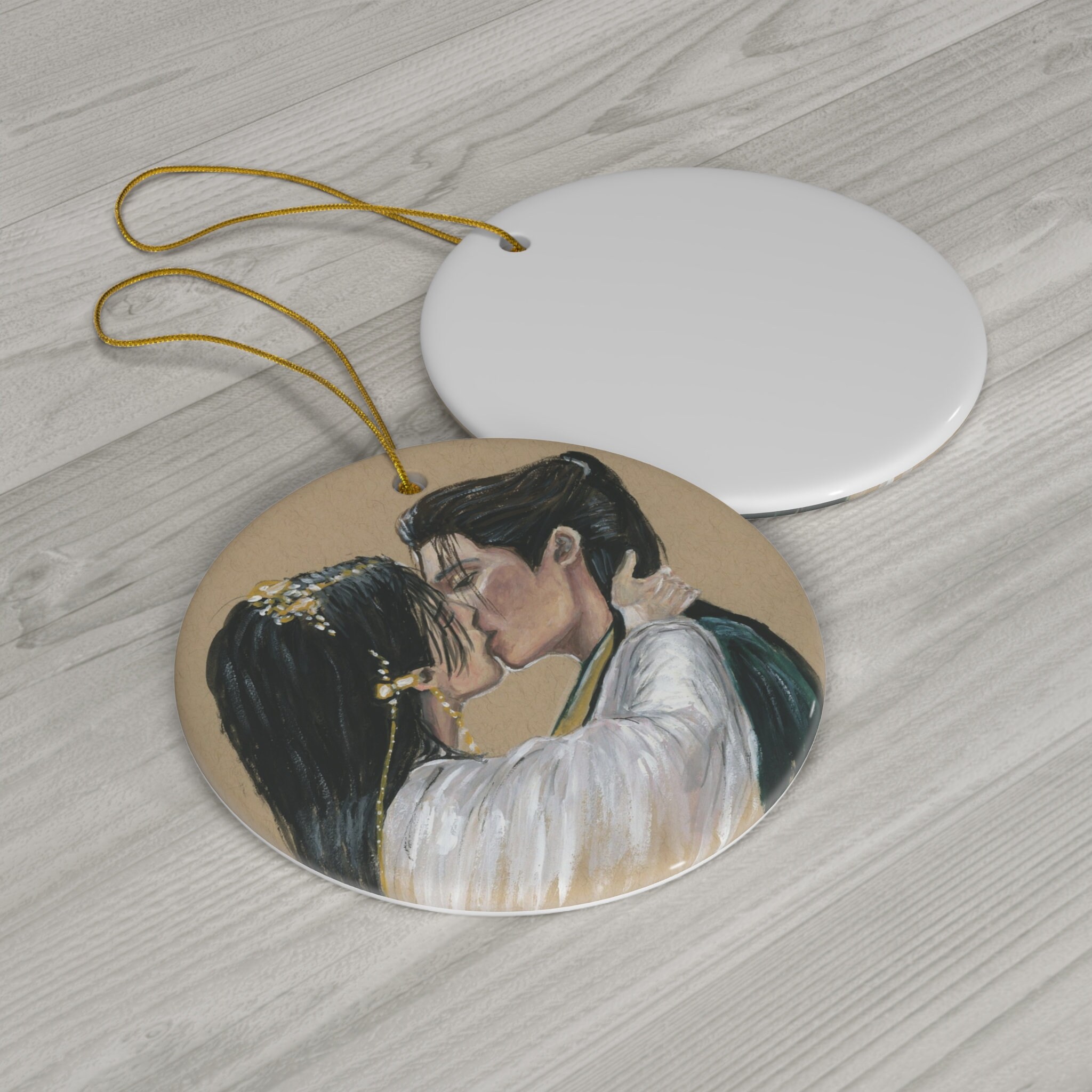 Tantai Jin & Li Susu Kiss Ornament, Till the End of the Moon ...