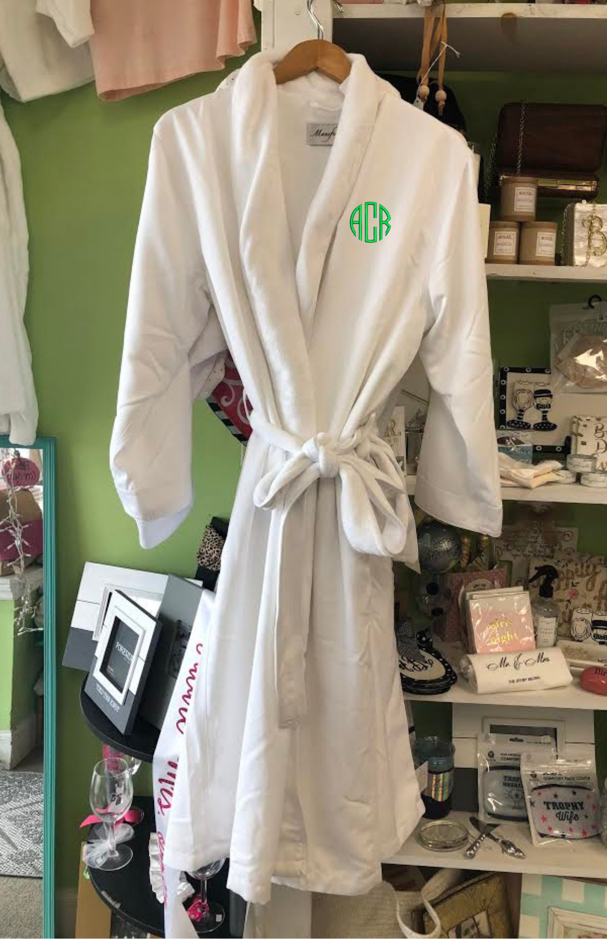 Mansfield Spa Monogramed Robe Etsy