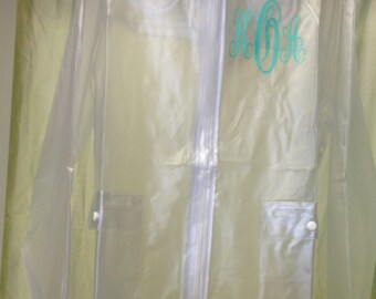 CLEAR RAIN COAT Unisex youth and Adult 