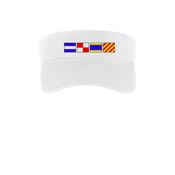 Nautical Flag Visor