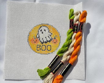 BOO GHOST Needlepoint Canvas