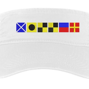 Nautical Flag Visor