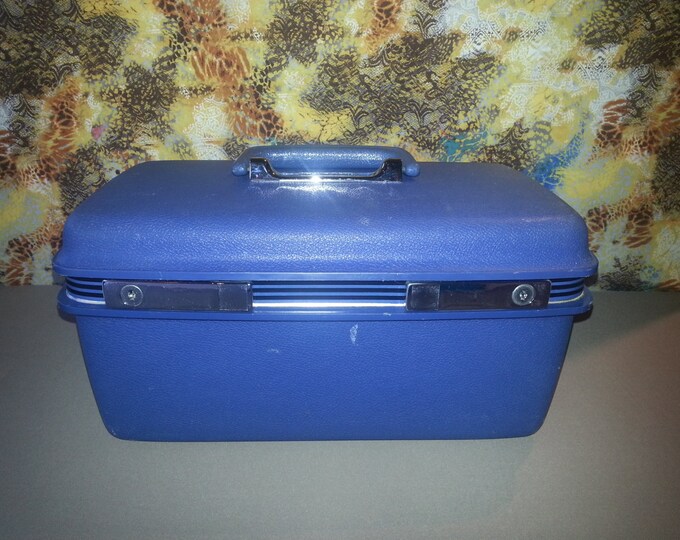 Vintage Blue Samsonite Train Case Concord Model Etsy
