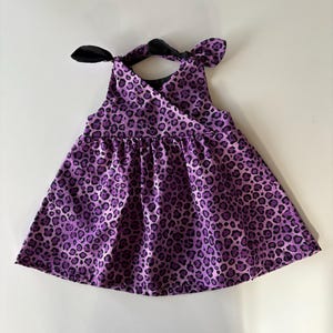 open lace back dress Purple Animal Print Short Sleeve Tie Front Midi Dress – AX Paris