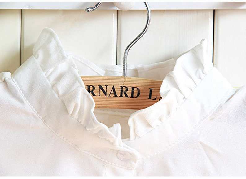 Pleated Ruffle Collar Chiffon Dickies False Fake Collar F95 Etsy