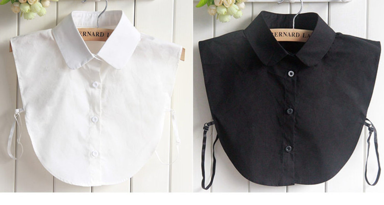 Fake Dickie Collar Half Shirt Cotton Collar F50 Etsy