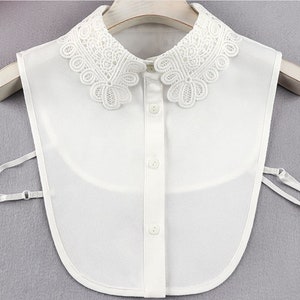 Women's Fake Lace Collar Detachable Half Shirt Collar F47 - Etsy